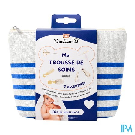 produit DOCTEUR B TROUSSE SOIN BEBE 9 PIECES BLEU