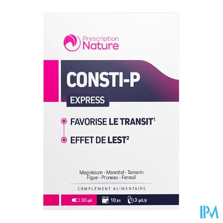 produit PHARMA NAT CONSTI- P EXPRESS GELU30