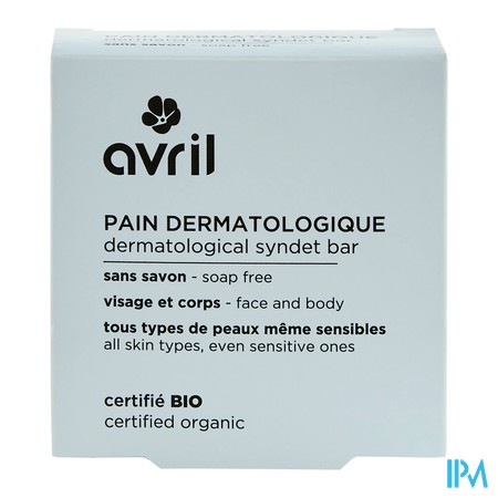 vignette AVRIL PAIN DERMATOLOGIQUE BIO 68G