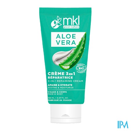 vignette MKL CREME REPARATRICE ALOE VERA BIO 150ML