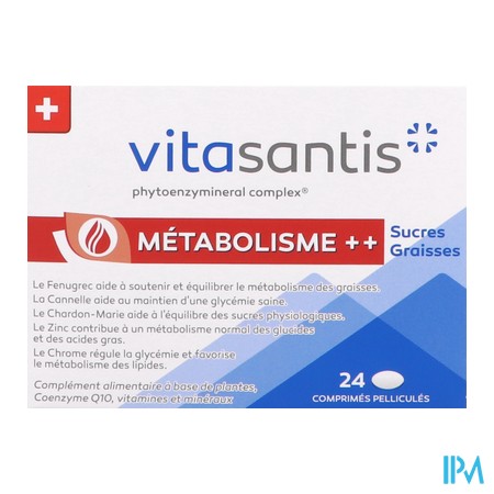 produit VITASANTIS METABOLISME CPR24