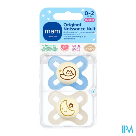 vignette SUCET MAM ORIGINAL NUIT 0-2M X2