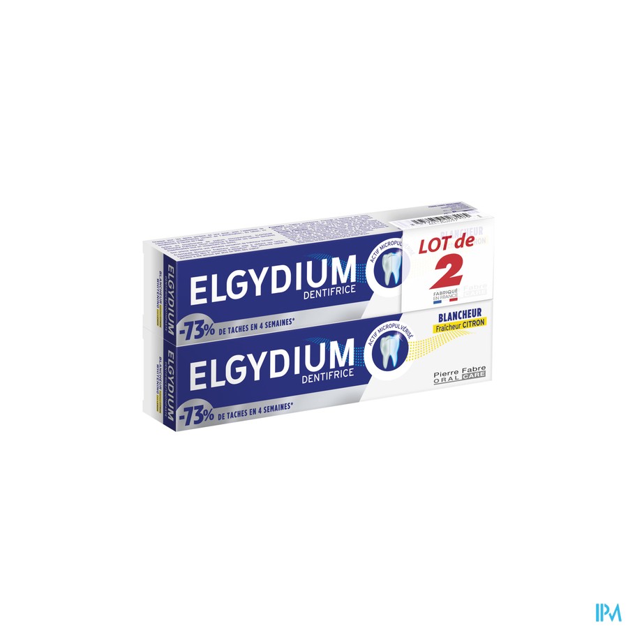 vignette ELGYDIUM DENT BLANCHEUR CIT 2X75ML