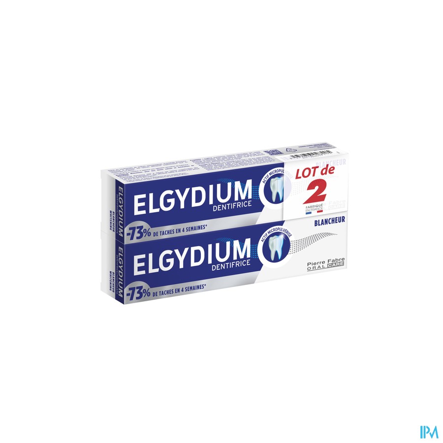 vignette ELGYDIUM DENT BLANCHEUR 2X75ML