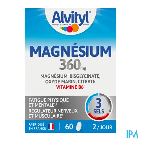 vignette ALVITYL MAGNESIUM 360MG CPR 60