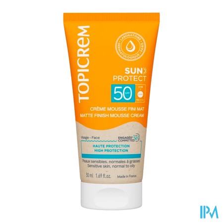 vignette TOPICREM SUN PROT CR SPF50 50ML