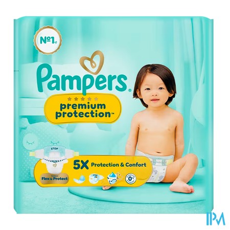 vignette PAMPERS COUCHES PREM PROTECTION T2 4-8KG