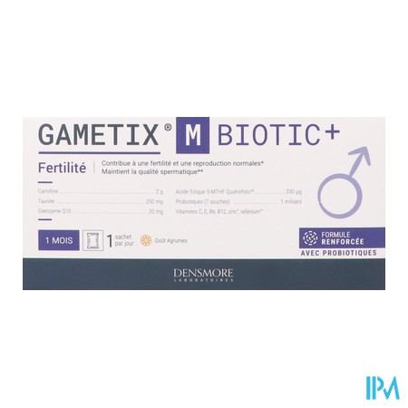 vignette GAMETIX M BIOTIC+ SACH 30