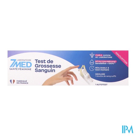 vignette 7MED TEST GROSSESSE SANGUIN 1