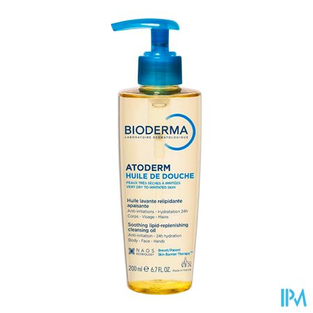 vignette BIODERMA ATODERM HUIL DCH 200ML