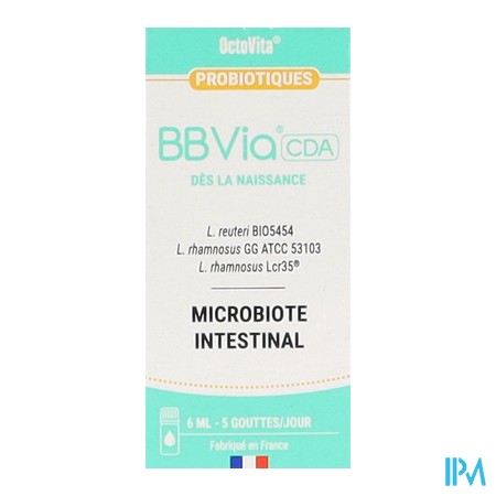 produit OCTOVITA BBVIA CDA GTTES PROBIOTIQUES 6ML