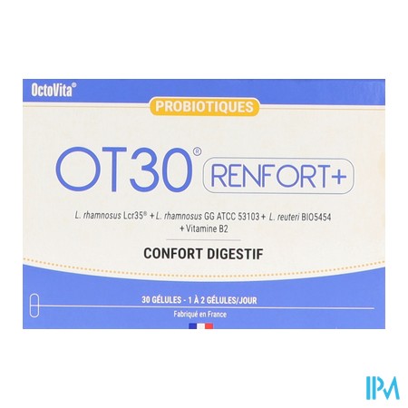 produit OCTOVITA OT30 RENFORT+ GELU PROBIOTIQ 30