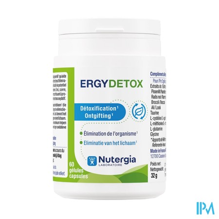vignette ERGYDETOX GELULE 60