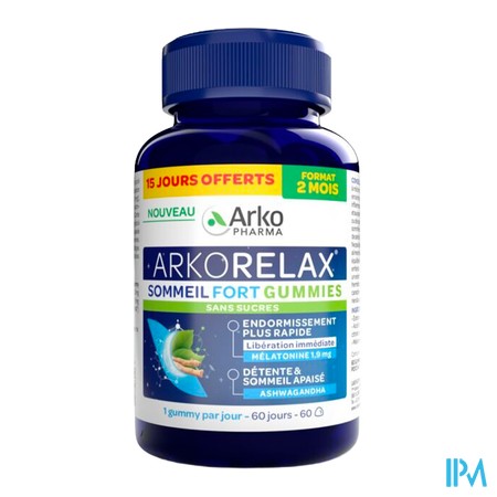 produit ARKORELAX SOMMEIL FORT GUMMIES 60