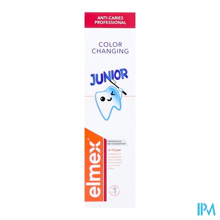 vignette ELMEX DENT A/CAR PRO JUN COLOR75ML