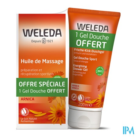 vignette WELEDA HLE MASSAGE 200ML+GEL DCHE OFF