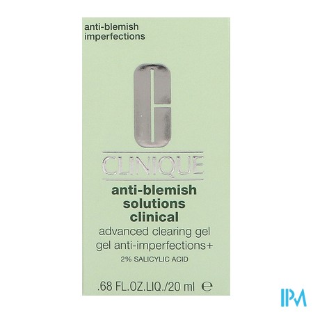 vignette CLINIQUE GEL ANTI-IMPERFECTIONS + 20ML