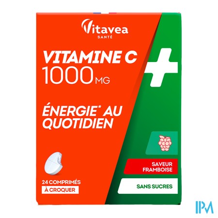 vignette VITAVEA VIT C 1G FRAMB CP CROQ 24