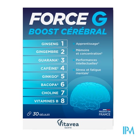 vignette FORCE G BOOST CEREBRAL GELUL 30