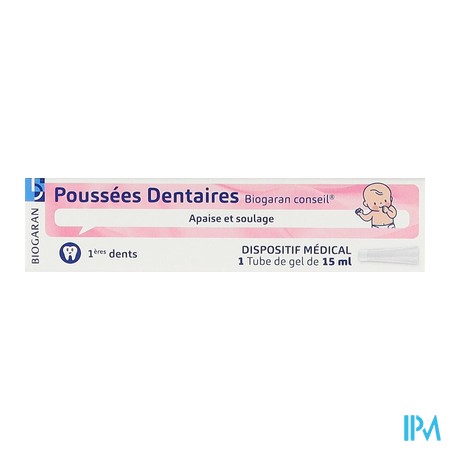 produit POUSSEES DENTAIRES BGC GEL TB 15ML
