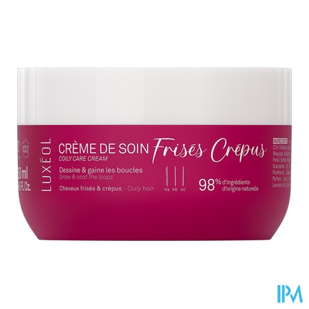 vignette LUXEOL CREME FRISES CREPUS 250ML