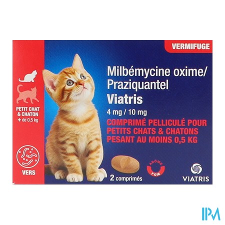 produit VIATRIS MILBEMYC/PRAZIQ PT CT CPR2