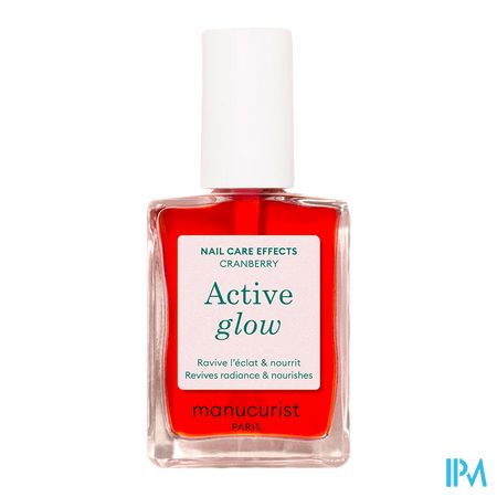 vignette MANUCURIST SOIN ACTIVE GLOW CRANBERR 15ML