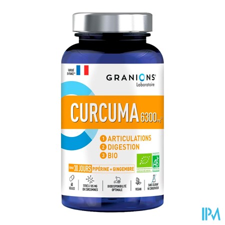 vignette GRANIONS CURCUMA BIO GELUL 60