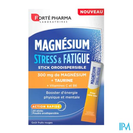 produit MAGNESIUM STRESS & FATIGUE STICKS 20
