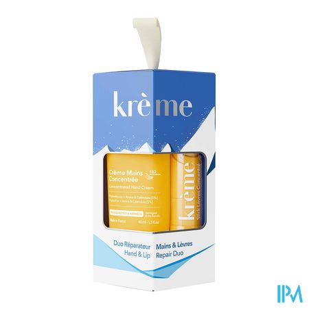 vignette KREME DUO REPARATEUR MAIN LEVRE