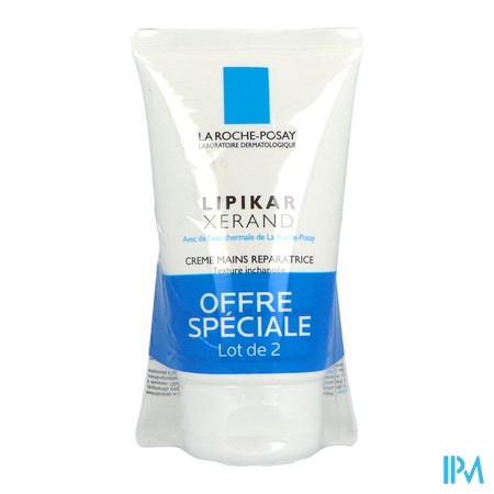 vignette LIPIKAR XERAND CR MAIN 2X50ML