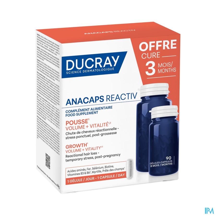 vignette DUCRAY ANACAPS REACT 90U FAE NC26