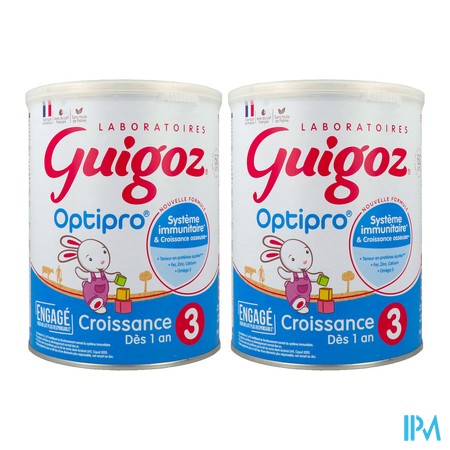 produit NESTLE GUIGOZ OPTIPRO 3 BIPACK 2X780G