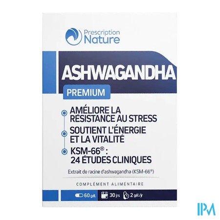 produit PHARMA NAT ASHWAGANDHA GELU60