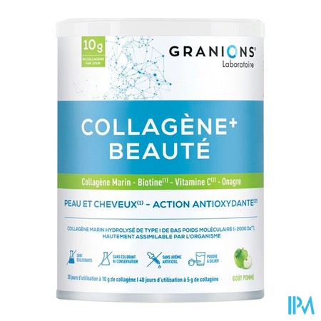 produit COLLAGENE+ABEAUTE 10G POMME POUDREA220G?