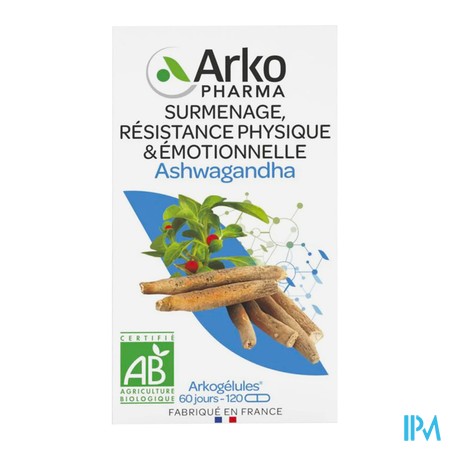produit ARKOGELULES ASHWAGANDHA 120VG BIO