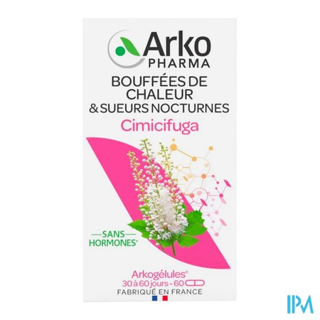 produit ARKOGELULES CIMICIFUGA 60VG
