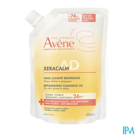 vignette AVENE XERACALM HUILE RECHARGE 400ML