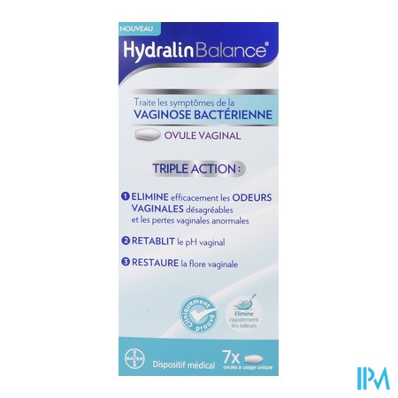 vignette HYDRALIN BALANCE OVULE VAGINAL X7