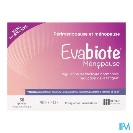 vignette EVABIOTE MENOPAUSE GELULE 30