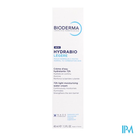 produit BIODERMA HYDRABIO LEGERE CR TB40ML