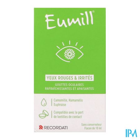 produit EUMILL YEUX ROUGES ET IRRITES FL 10ML