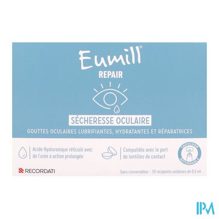 produit EUMILL REPAIR SECHER OCUL MONODOSE 0,5ML