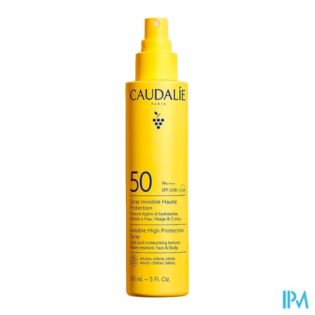 vignette CAUDALIE SPR INVISI HAUT PROT SPF50 150ML