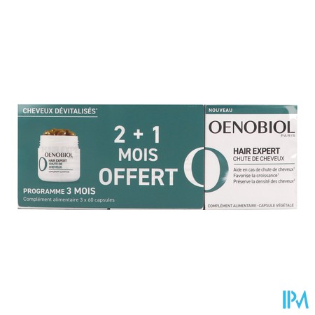 produit OENOBIOL HAIR EXPERT CHUT CHEV 3X60