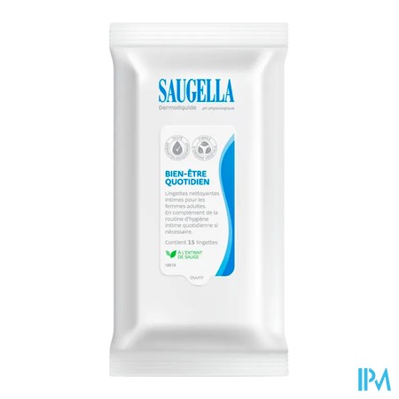 produit SAUGELLA DERM RF 10 LINGETTES