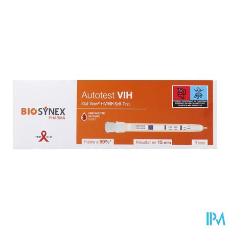 vignette BIOSYNEX AUTOTEST VIH STAT-VIEW X1