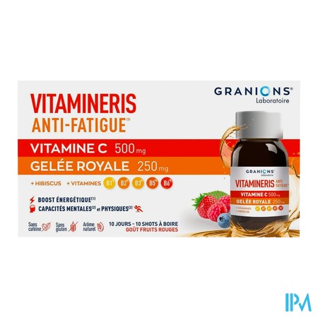 produit GRANIONS VITAMINERIS SHOT 10X25ML