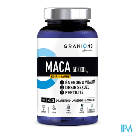 produit GRANIONS MACA 50 000 MG PILULIER CPR60