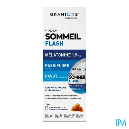 produit GRANIONS SPR SOMME FLASH MELAT 1,9MG 25ML